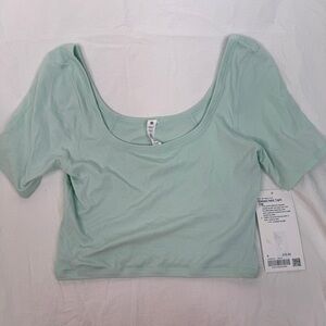 Lululemon Ribbed Held Tight Tee Delicate Mint Size 8